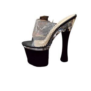 Simmi Angel Diamante Platform Heels